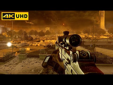 Battle of Washington D.C | Ultra High Graphics Gameplay [4K 60FPS UHD] Call of Duty