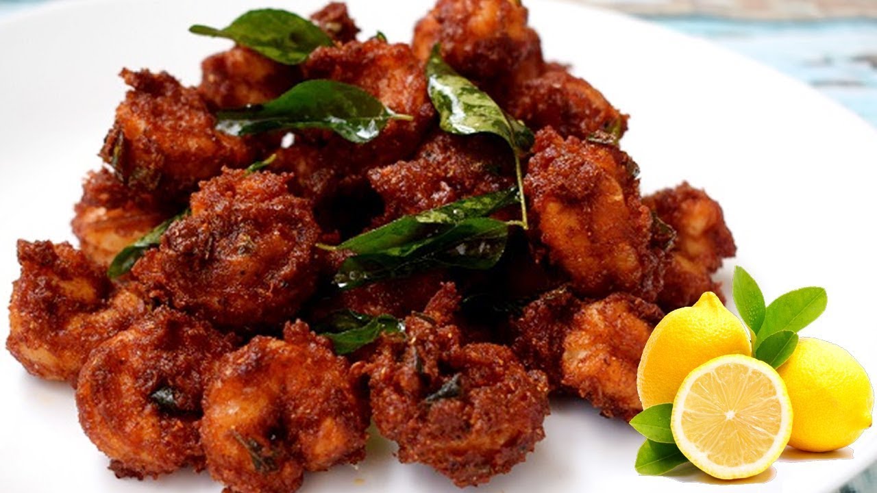 Tasty Prawns 65 Recipe At Home | Crispy Shrimp 65 | Non-Veg Starter Recipe | Live Food Hindi