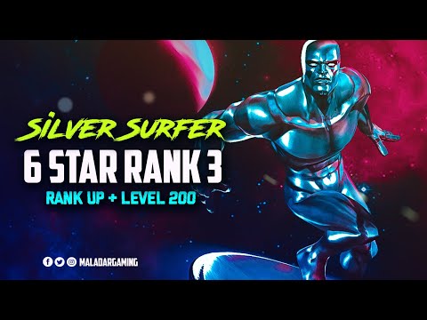 Silver Surfer 6 Star Rank 3 Level 200 Rank Up - Marvel Contest of Champions