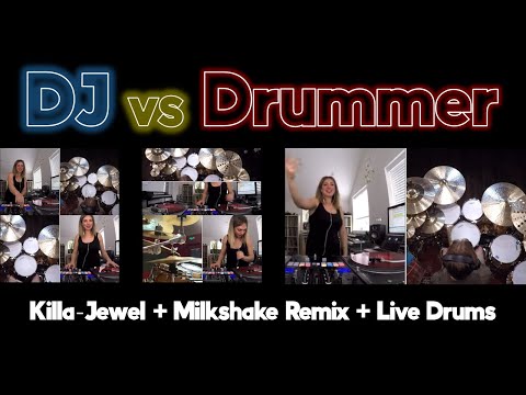 Drummer vs DJ: Killa-Jewel’s Milkshake scratch remix with live drums