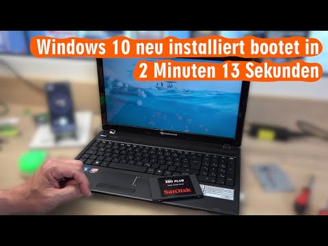 Notebook startet sehr langsam - Windows 10 vs. Linux Mint - SSD vs. Festplatte