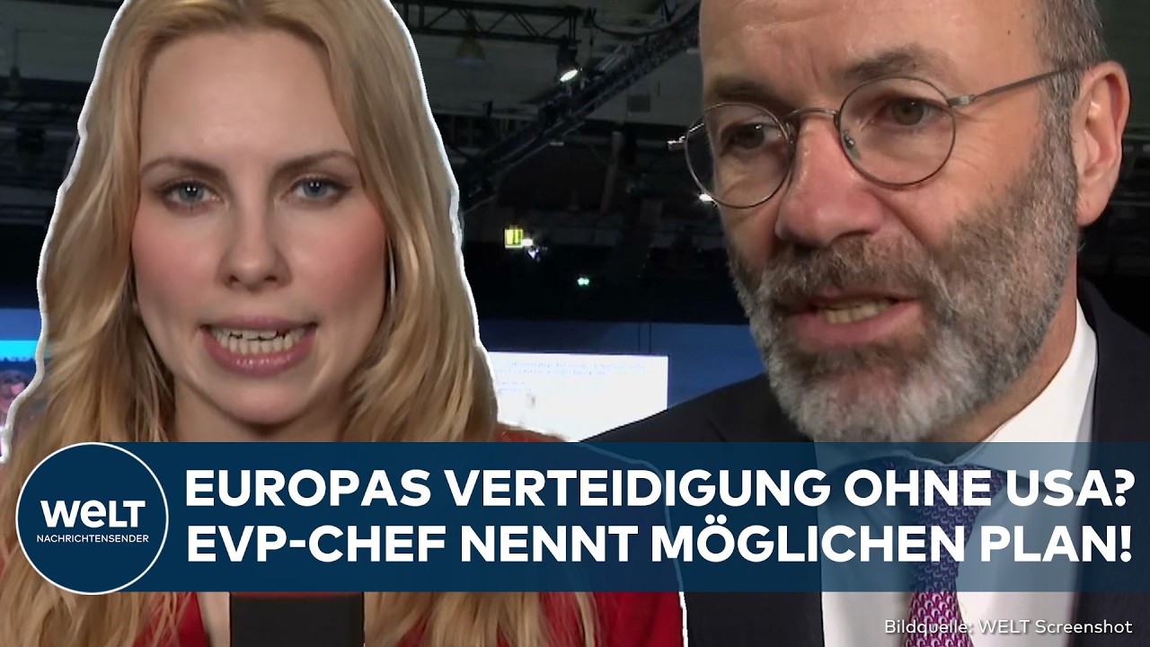 CDU-PARTEITAG: Aufholjagd von Europa? Manfred Weber nennt Details zur Aufrüstung ohne die USA