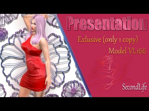 SecondLife. Presentation of the Exclusive Model VL166