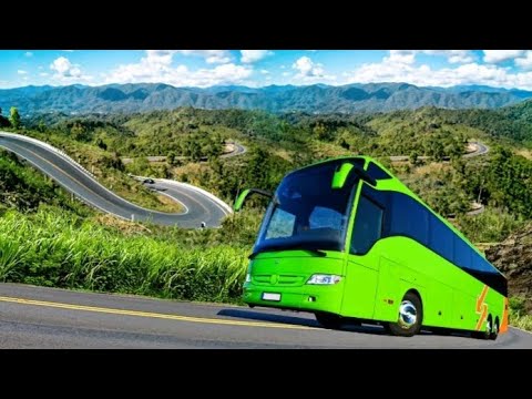 Auto Vs Cars@ #170 Bus Games Hill Coach Driving Mountain Off - road Games
