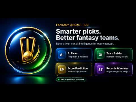 Fantasy Cricket AI - Dream11 video thumbnail