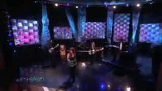 Allison Iraheta Performs&#39;&#39;Friday I&#39;ll Be Over U&#39;&#39;On  Ellen-Dec.7.09