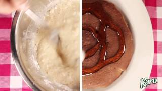 Hot cakes con chispas de chocolate