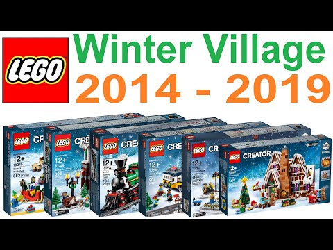 All LEGO Creator Winter Village Sets 2014-2019 - Lego Speed Build Review