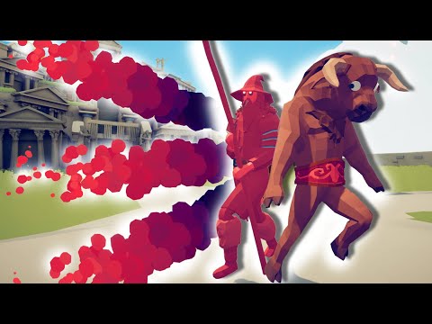HELLFLAME WIZARD + MINOTAUR VS SECRET UNIT | Totally Accurate Battle Simulator TABS