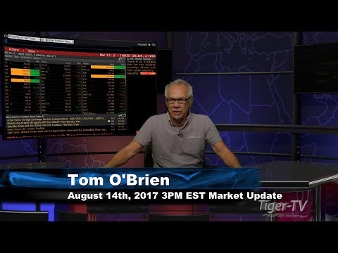 August 14th 3PM Stock Market Update by Tom O'Brien on TFNN