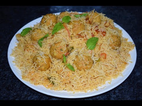 Chicken Kofta Pulao | Chicken Rice Meatballs | Restaurant Style | Yasmin Huma Khan