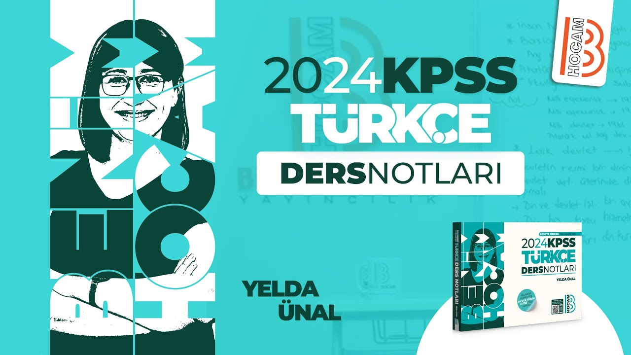 KPSS Türkçe - Sözcüklerin Anlam Özellikleri Örnek Soru Tipleri - Yelda ÜNAL - 2024