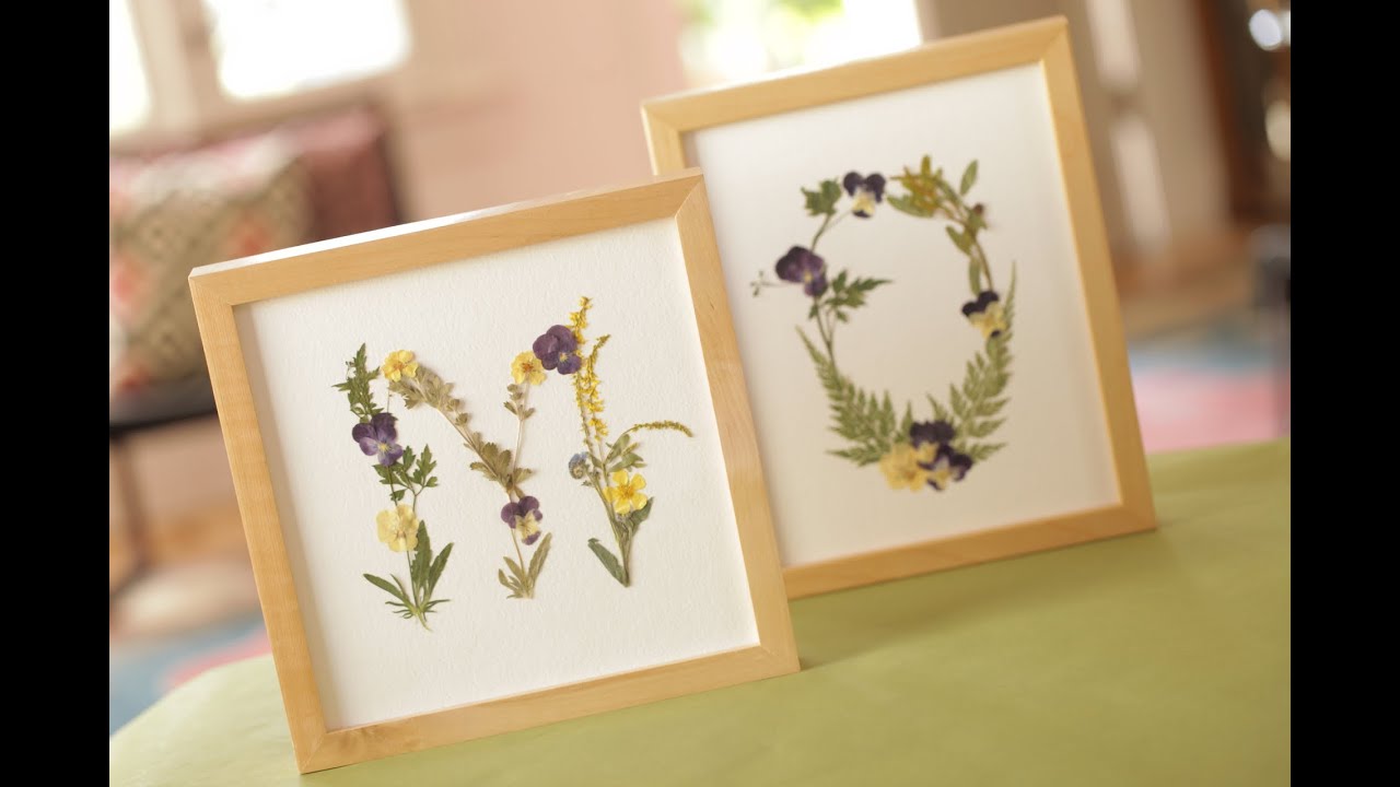 Pressed Flowers DIY