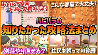 【ネタバレ最小で】新家具コンプに必須「お取り寄せ」機能から住民の移住まで！攻略する上での疑問を解消する情報まとめました！【あつ森ハッピーホームパラダイス/ハピパラ】