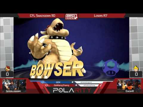 CFL Smackdown 110 WiiU - Godzillionaire (Bowser) vs Ewok41 (Cloud) - Losers R7