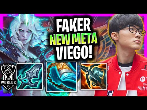FAKER TRIES NEW META VIEGO IN EUW SERVER! | T1 Faker Plays Viego Mid vs Syndra!  Worlds Bootcamp