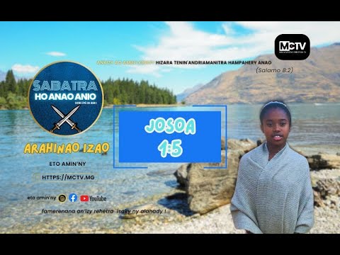 JOSOA 1:5 | SABATRA HO ANAO ANIO | ZOKY AINA | Madagascar Christian Television (MCTV)