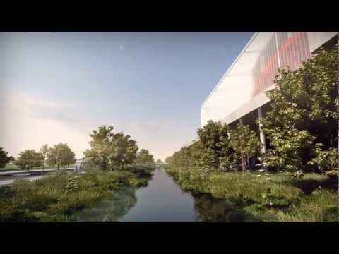 Во Франции начато строительство солнечного стадиона. Во Франции начато строительство солнечного стадиона. Фото.