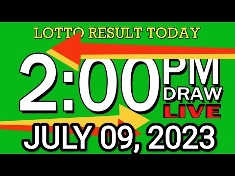 LIVE 2PM LOTTO RESULT TODAY JULY 09, 2023 LOTTO RESULT WINNING NUMBER