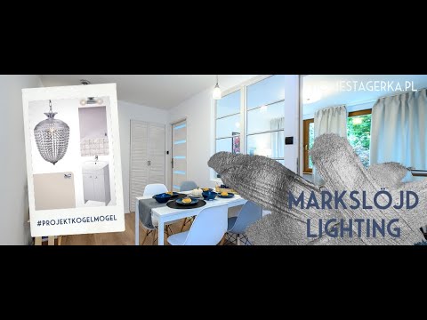 Srebrne lampy w mieszkaniu - Markslöjd lighting - #projektKogelMogel - HOMESTAGERKA.PL