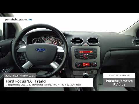 Ford Focus 1.6i Trend - SLOVENSKO VOZILO - Porsche Inter Auto