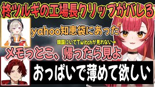 猫汰つなと小森めとには見られたくない卑猥なクリップがバレて取り乱す柊ツルギｗ【猫汰つな/ぶいすぽ/切り抜き】