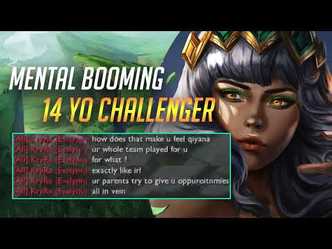 How I made this 14 year old Challenger Evelynn Rage at me in Soloq | 11.11 Challenger Qiyana