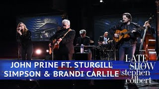 John Prine Ft. Sturgill Simpson And Brandi Carlile Perform &#39;Summer&#39;s End&#39;