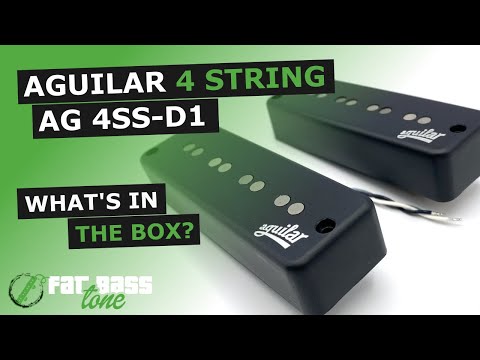 Aguilar AG 4SS-D1 Super Single (BC Shape) 4 String Bass Pickup Set image 6