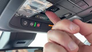 How to operate the panoramic moonroof in your 2020 Equinox