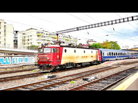 IR472-1 "Ister" București Nord-Budapesta Keleti tractată de 060-EA1 41-0029-9 demarează-07.10.2020