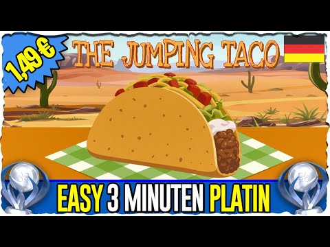 THE JUMPING TACO | Super leichte Platin in 3 Minuten | PS4/PS5 | Trophäen & Achievement Guide