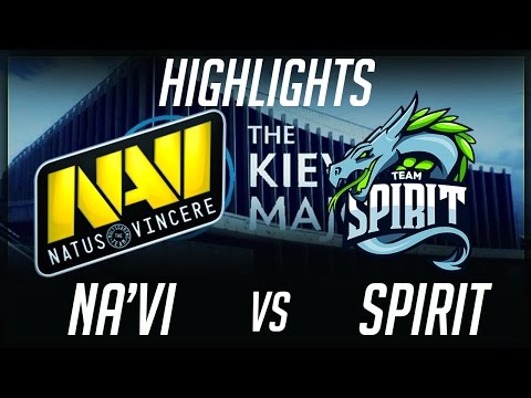 NaVi vs Spirit The Kiev Major 2017 CIS Highlights Dota 2