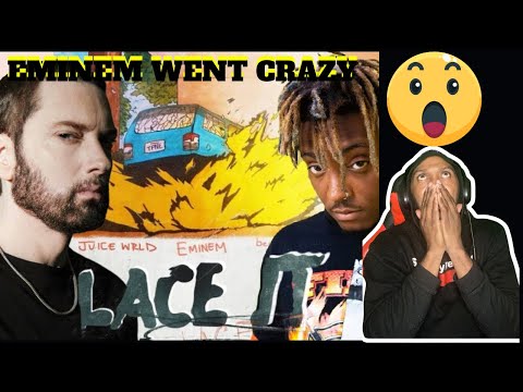 EMINEM WENT CRAZY | Juice WRLD, Eminem & benny blanco - Lace It  (REACTION)