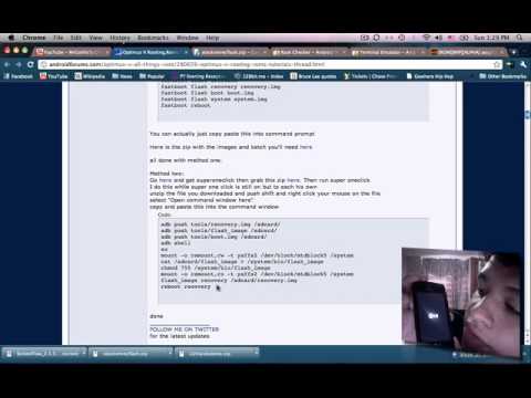 LG Optimus V root install, recovery mode, Custom Rom Install