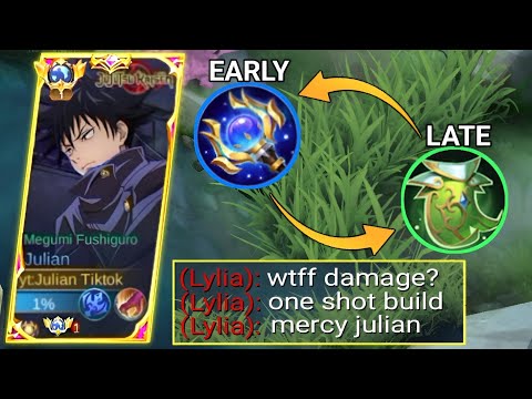 JULIAN NEW ONE SHOT BUILD FOR EARLY TO LATE GAME!! NEW BROKEN BUILD | JULIAN BEST BUILD 2023