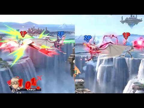 [スマブラSP]　相手さん、空後の当て方うまかった　[カムイミラー]