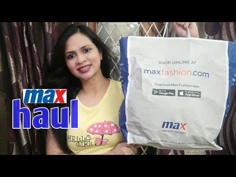 MAX HAUL india 2018 | clothing haul | mall shopping Video