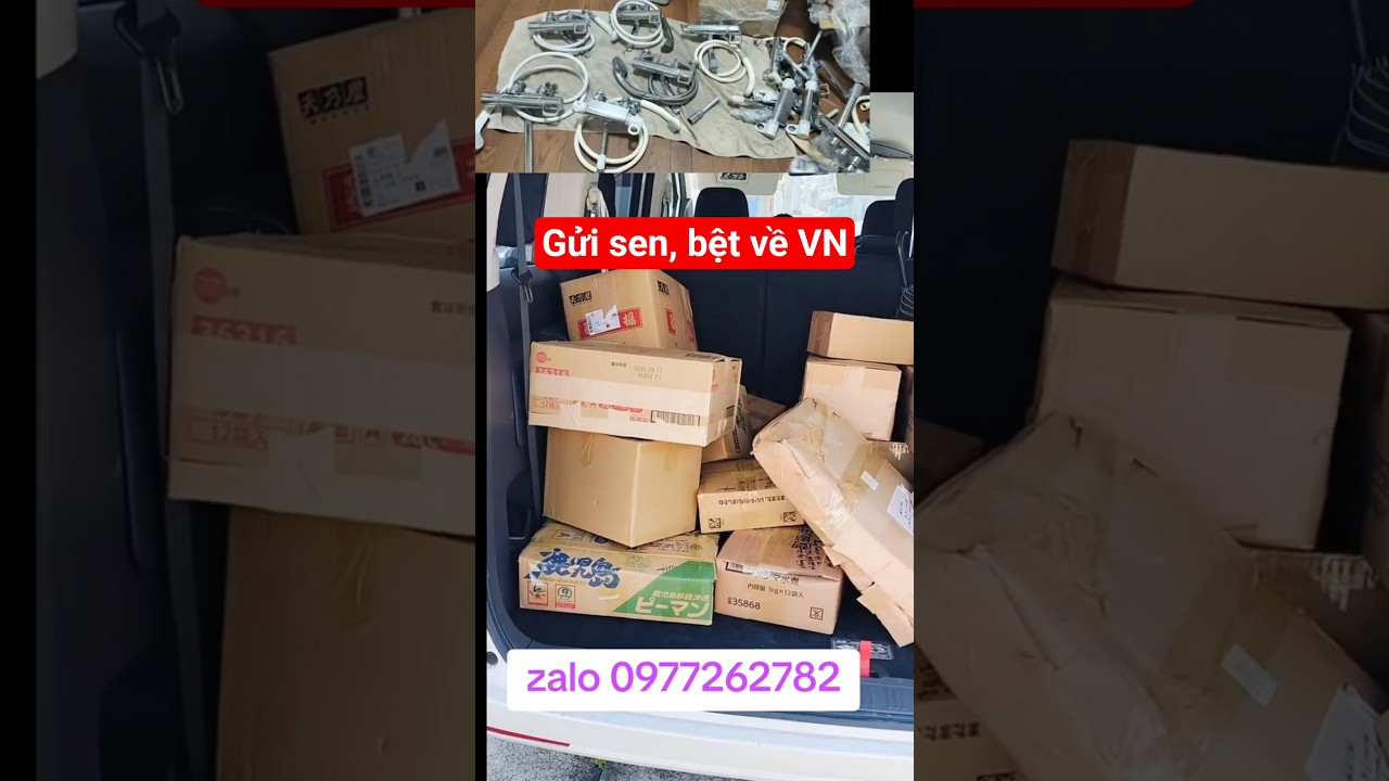 Gửi hàng sen tắm, bệt VS Nhật về VN cho khách/ Vietphu 0977262782