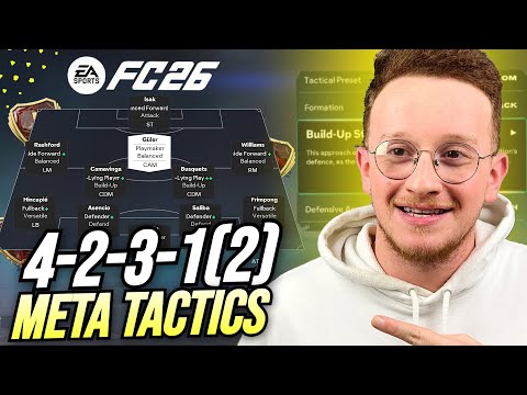*POST PATCH* Best BALANCED Formation! Best 4231(2) Custom Tactics In FC 26!