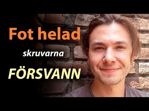 Fot fullständigt helad - skruvarna försvann (engelska)