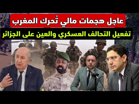 عاجل ‼️ هجمات مالي تحرك المغرب تفعيل التحالف العسكري و العين على الجزائر 