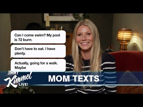 Celebrities Read Texts from Their Moms #3