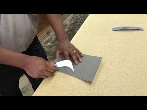 Laminate countertops - how to use a scoring knife