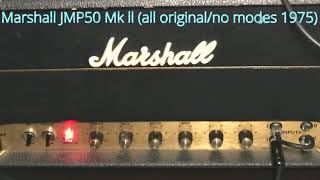 Video thumbnail for Marshall JMP 50 mk ll (original made in 1975) Friedman BE-100 deluxe and Small Box 50 (plexi ch) by Peter Glavanov
