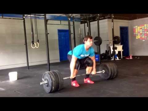 3 RM, touch n go Power Clean - 9/11/13 - 300lbs