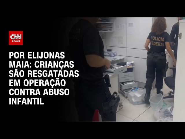 Mais de 500 policiais federais fazem operação contra abuso infantil | LIVE CNN