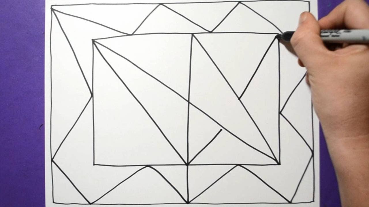 Abstract Pattern Doodle / Line Art / Satisfying Demo / Daily Art Therapy / Day #24