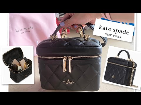 KATE SPADE CAREY QUILTED LEATHER TOP HANDLE TRUNK CROSSBODY