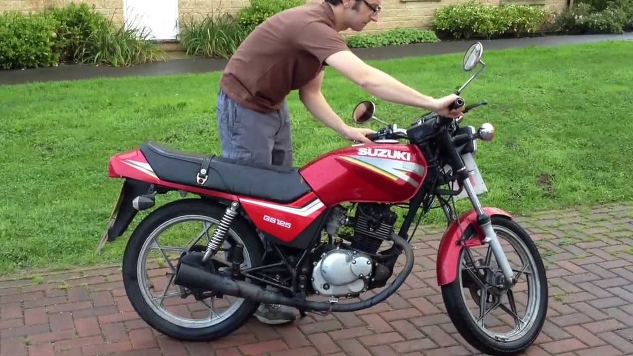 Suzuki GS125 starting and 360°
